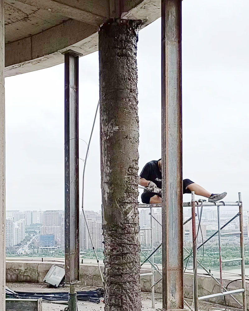 預應力t板梁柱置換